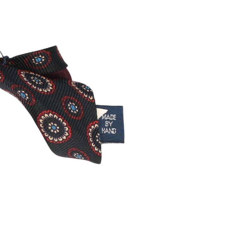 90'S Ralph Lauren POLO by Ralph Lauren all-over print tie, made in the USA, vintage. silk black type Vintage Second Hand