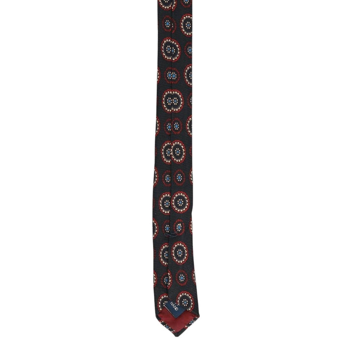 90'S Ralph Lauren POLO by Ralph Lauren all-over print tie, made in the USA, vintage. silk black type Vintage Second Hand