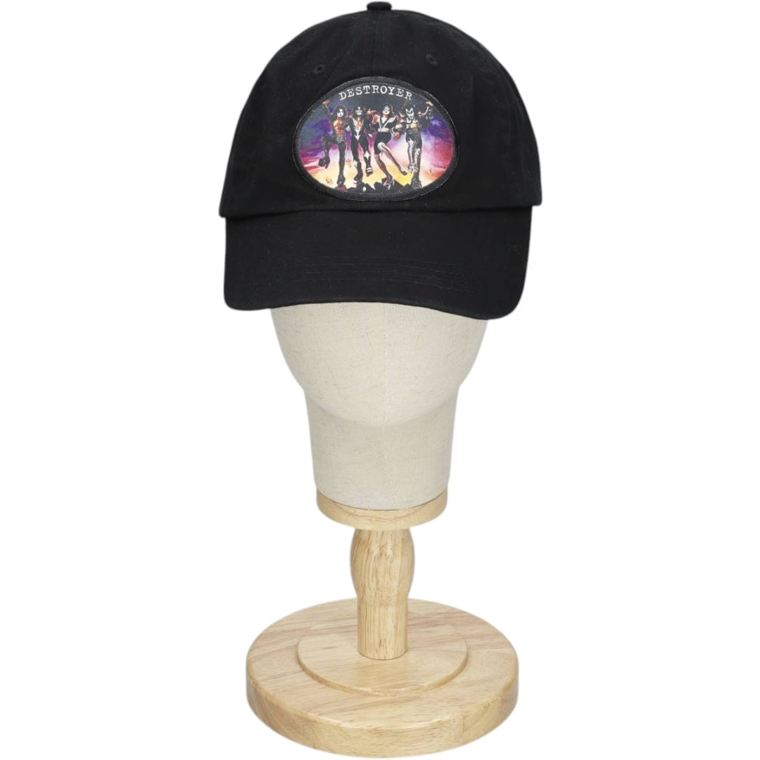 KISS (KISS) Band Baseball Cap, 6-Panel Cap, One Size Fits All cotton black type Vintage Second Hand
