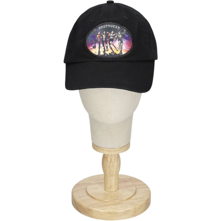 KISS (KISS) Band Baseball Cap, 6-Panel Cap, One Size Fits All cotton black type Vintage Second Hand