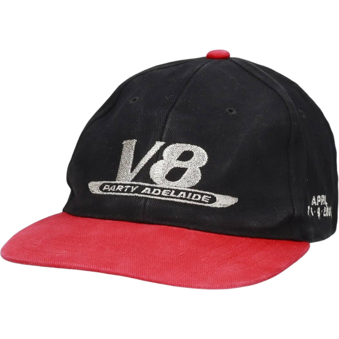 2000'S MW48 Two-Tone Baseball Cap, 6-Panel Cap, One Size Fits All cotton black type Vintage Second Hand