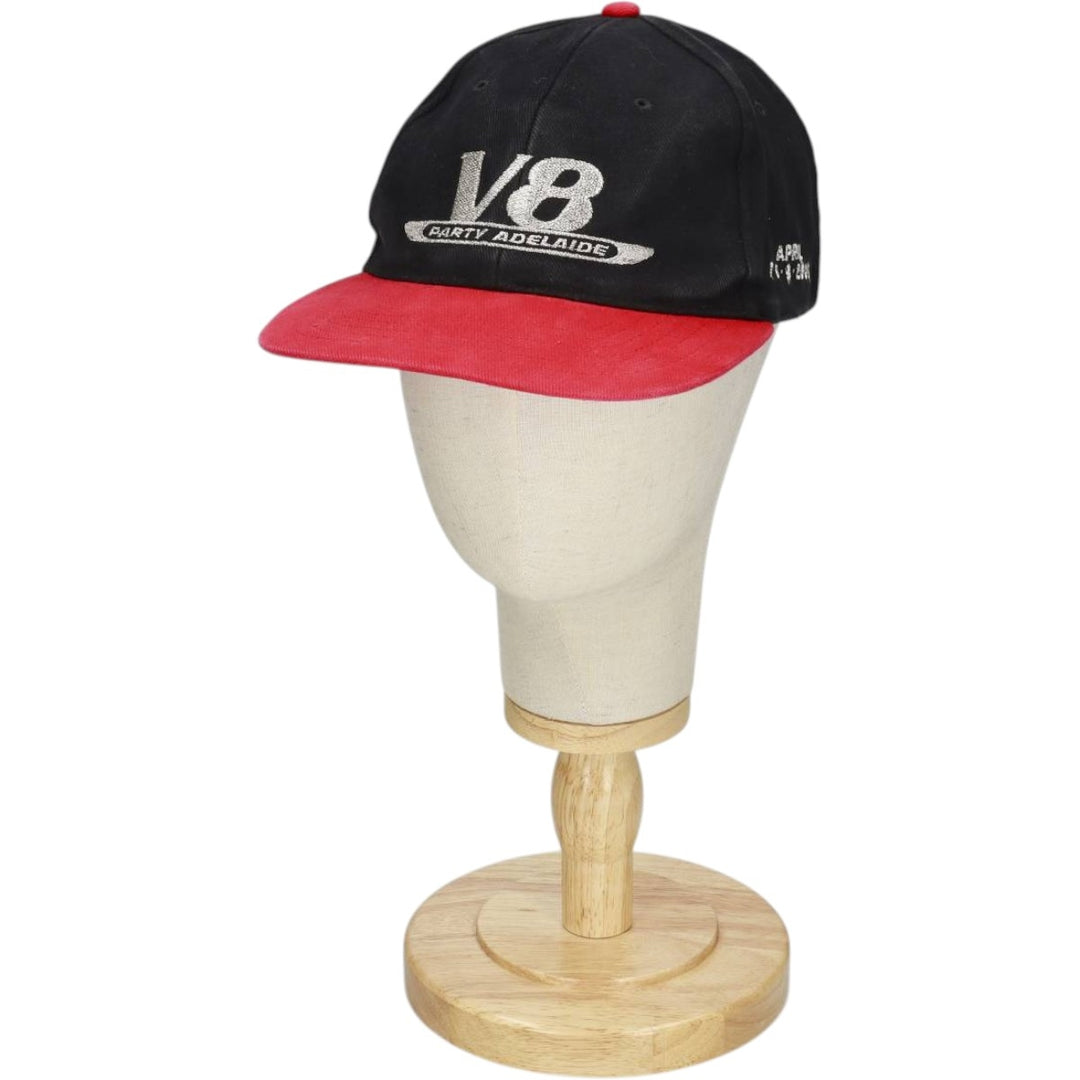 2000'S MW48 Two-Tone Baseball Cap, 6-Panel Cap, One Size Fits All cotton black type Vintage Second Hand