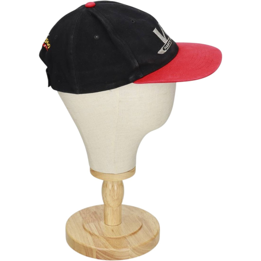 2000'S MW48 Two-Tone Baseball Cap, 6-Panel Cap, One Size Fits All cotton black type Vintage Second Hand