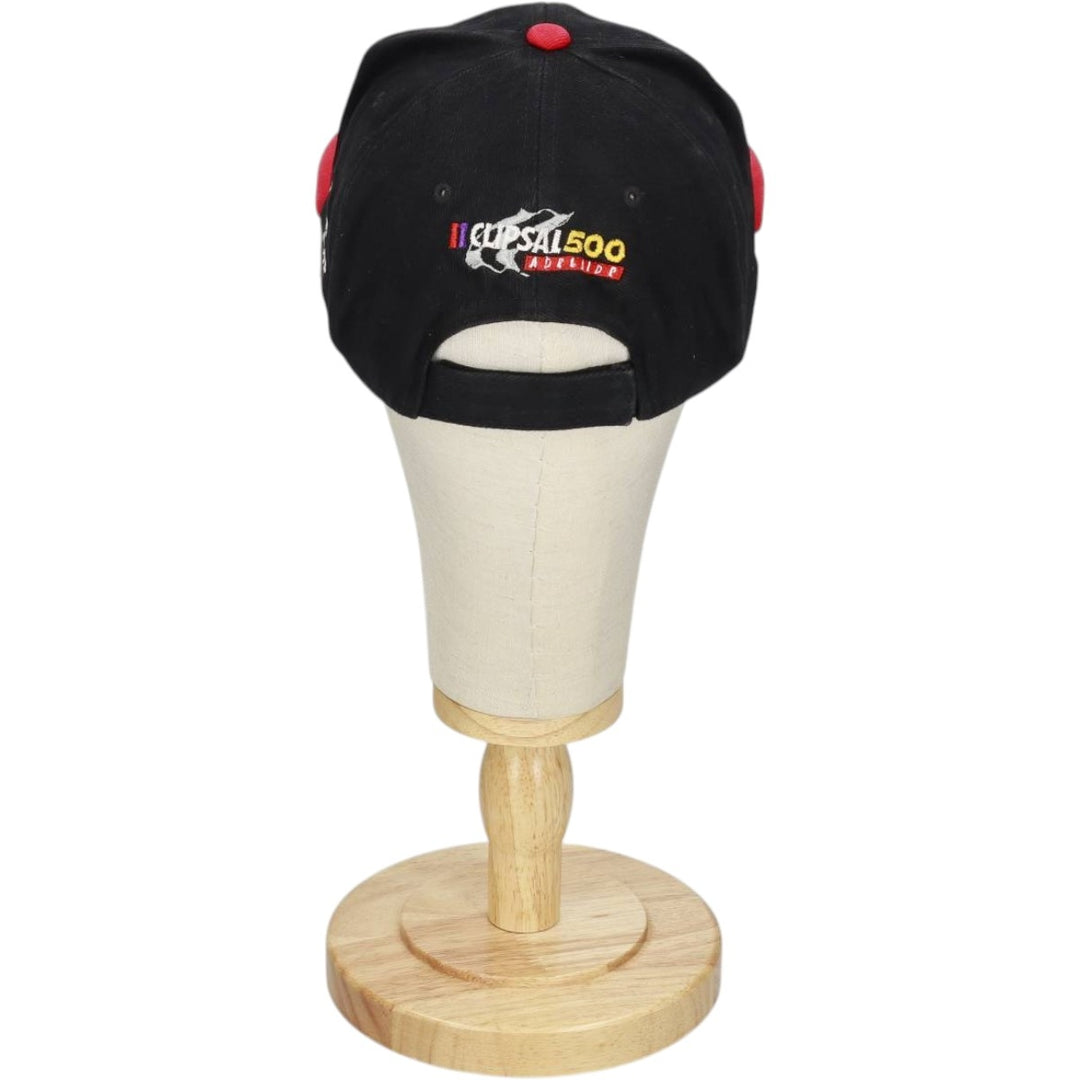2000'S MW48 Two-Tone Baseball Cap, 6-Panel Cap, One Size Fits All cotton black type Vintage Second Hand