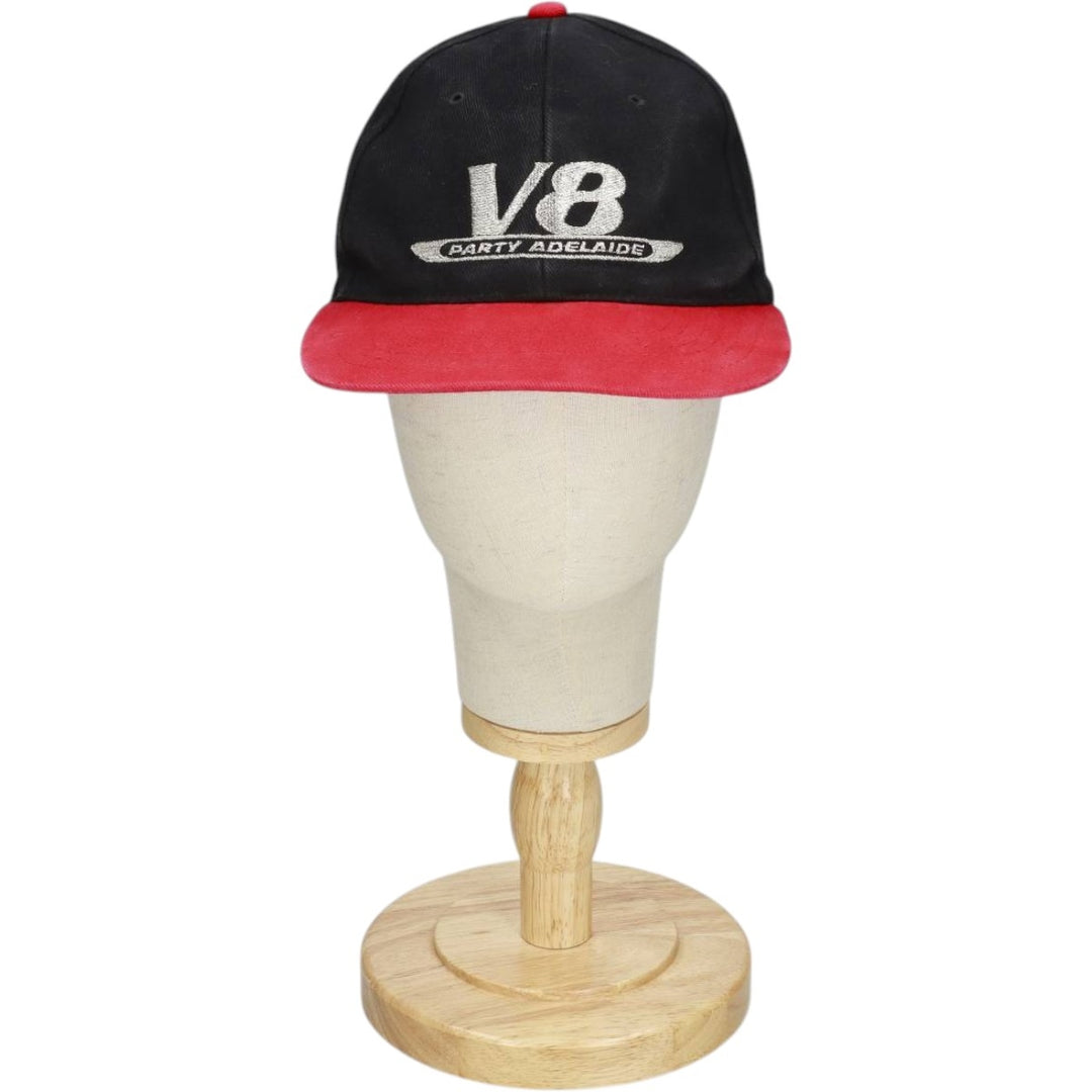 2000'S MW48 Two-Tone Baseball Cap, 6-Panel Cap, One Size Fits All cotton black type Vintage Second Hand
