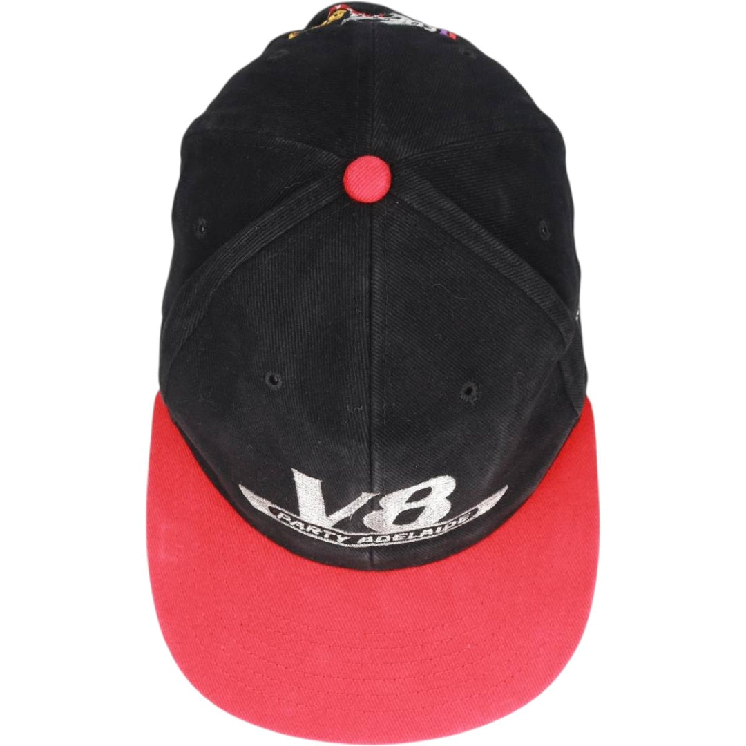 2000'S MW48 Two-Tone Baseball Cap, 6-Panel Cap, One Size Fits All cotton black type Vintage Second Hand