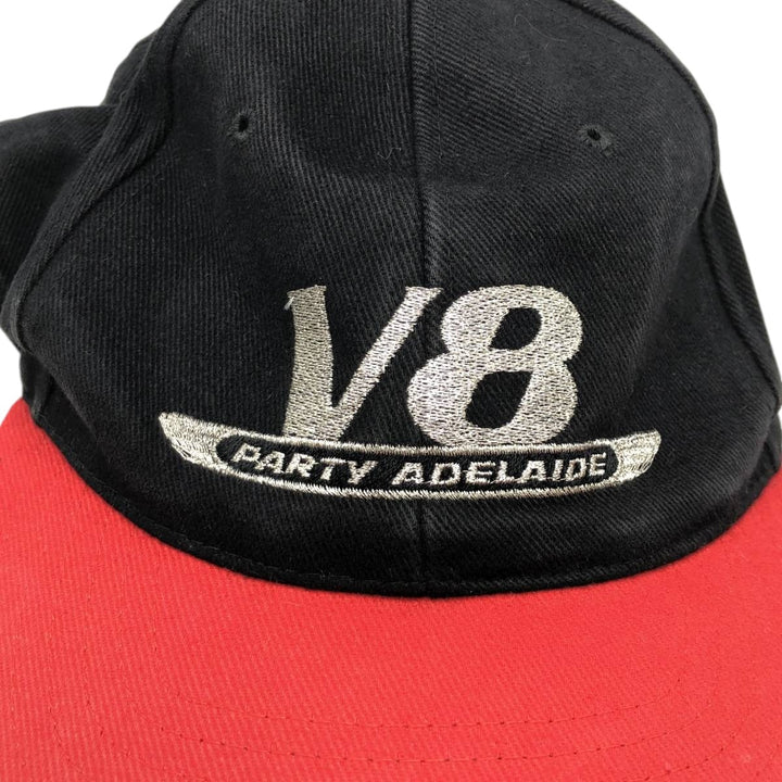 2000'S MW48 Two-Tone Baseball Cap, 6-Panel Cap, One Size Fits All cotton black type Vintage Second Hand