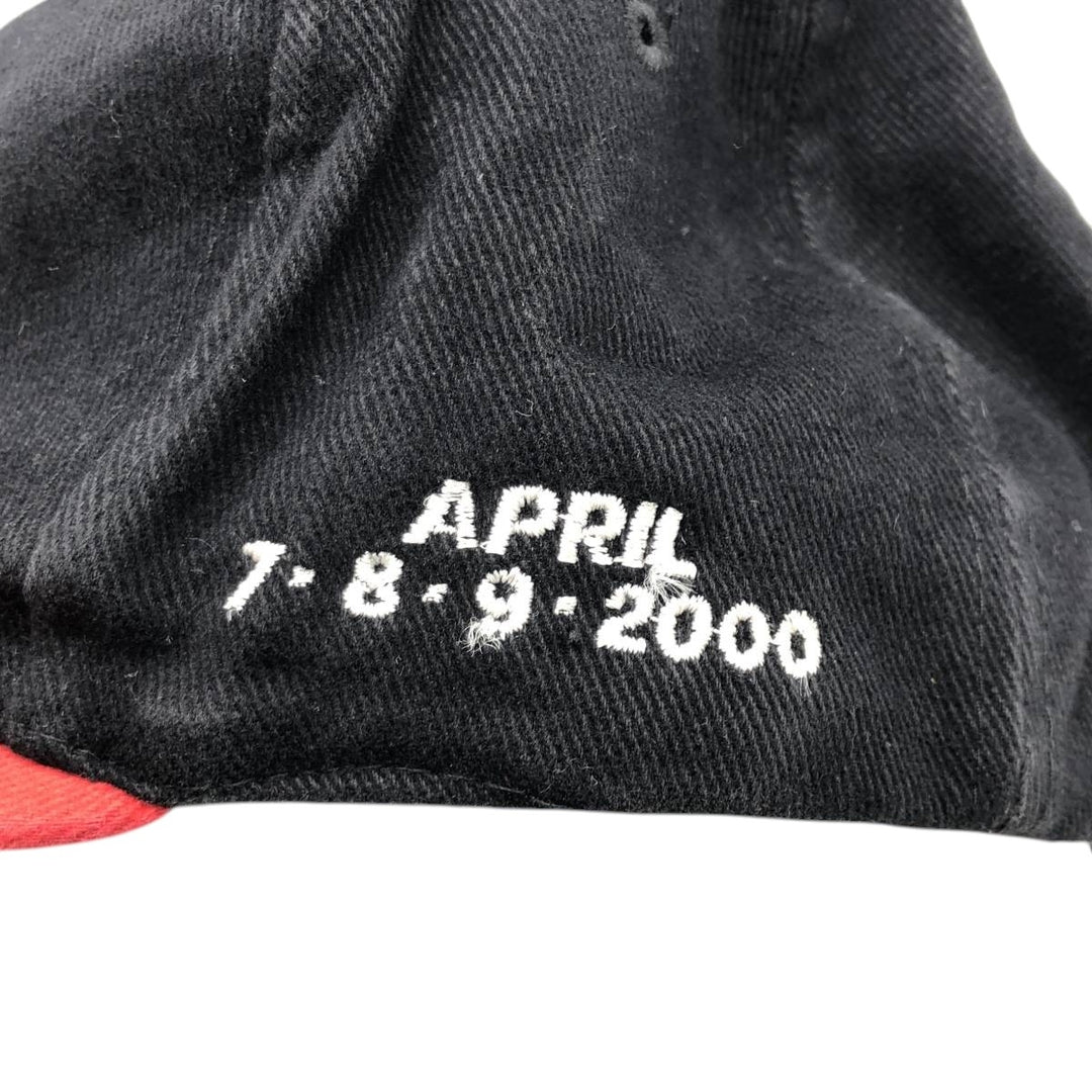 2000'S MW48 Two-Tone Baseball Cap, 6-Panel Cap, One Size Fits All cotton black type Vintage Second Hand
