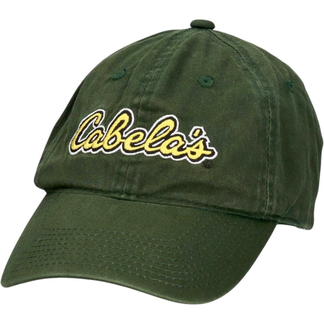 Cabelas baseball cap, one size fits all unclear green type Vintage Second Hand