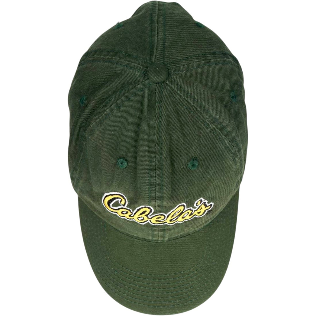 Cabelas baseball cap, one size fits all unclear green type Vintage Second Hand