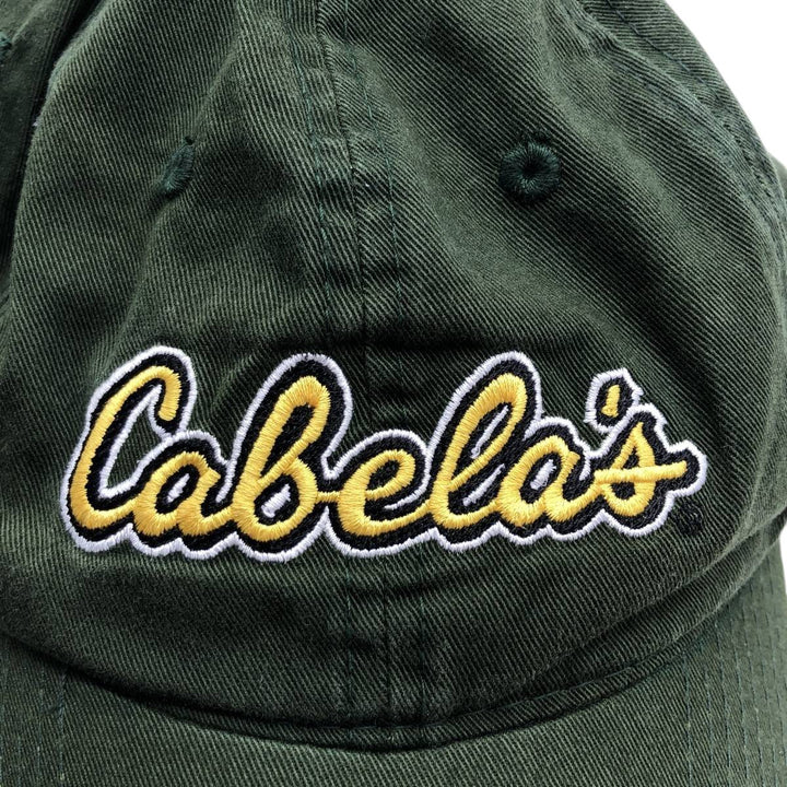 Cabelas baseball cap, one size fits all unclear green type Vintage Second Hand