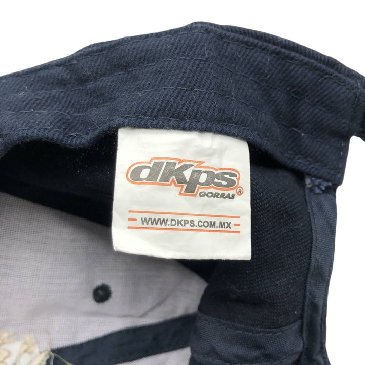dkps Lizard Pattern Baseball Cap, 6-Panel Cap, One Size Fits All cotton navy blue type Vintage Second Hand
