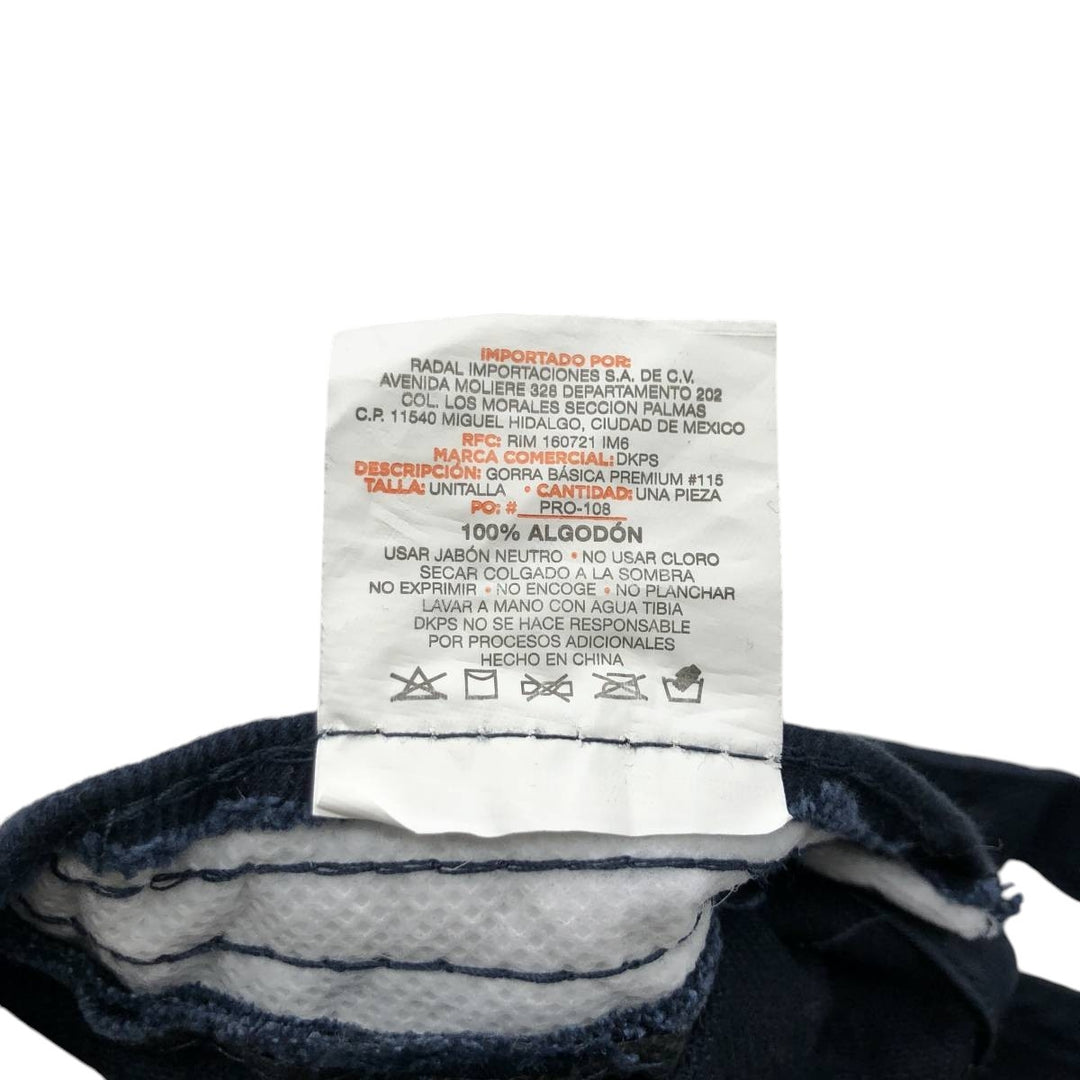 dkps Lizard Pattern Baseball Cap, 6-Panel Cap, One Size Fits All cotton navy blue type Vintage Second Hand