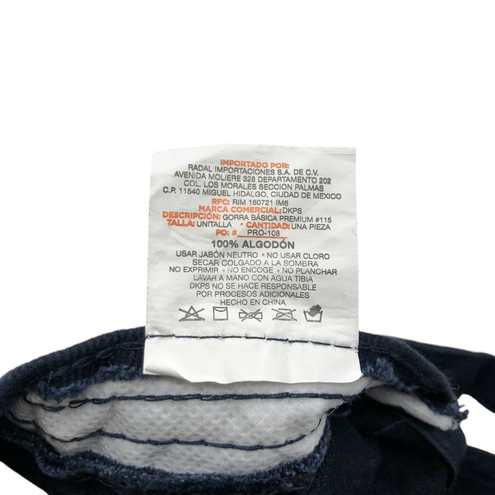 dkps Lizard Pattern Baseball Cap, 6-Panel Cap, One Size Fits All cotton navy blue type Vintage Second Hand