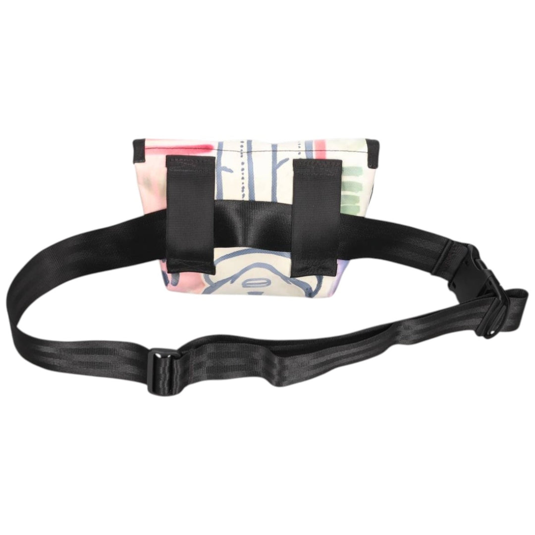 PINZAT all-over print waist bag unclear white type Vintage Second Hand