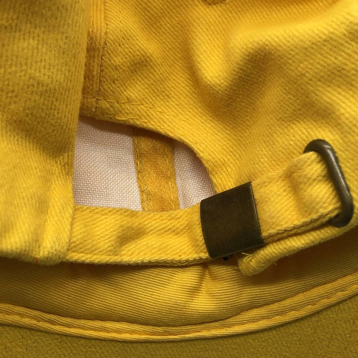 LANGER DHL Advertising Baseball Cap (Free Size) cotton yellow type Vintage Second Hand