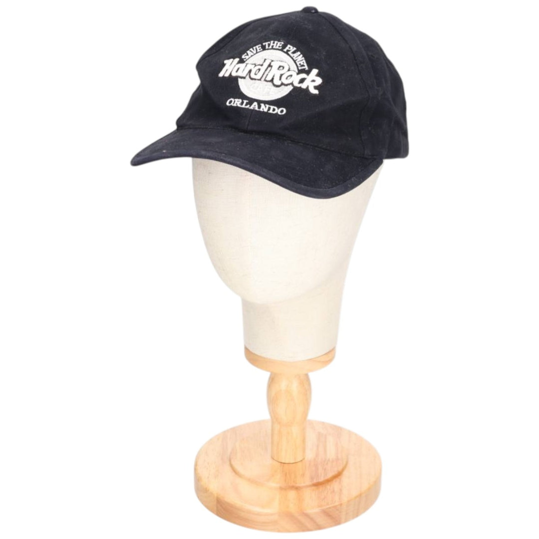 HARD ROCK CAFE Advertising Baseball Cap (One Size Fits All) cotton black type Vintage Second Hand
