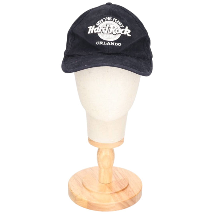 HARD ROCK CAFE Advertising Baseball Cap (One Size Fits All) cotton black type Vintage Second Hand