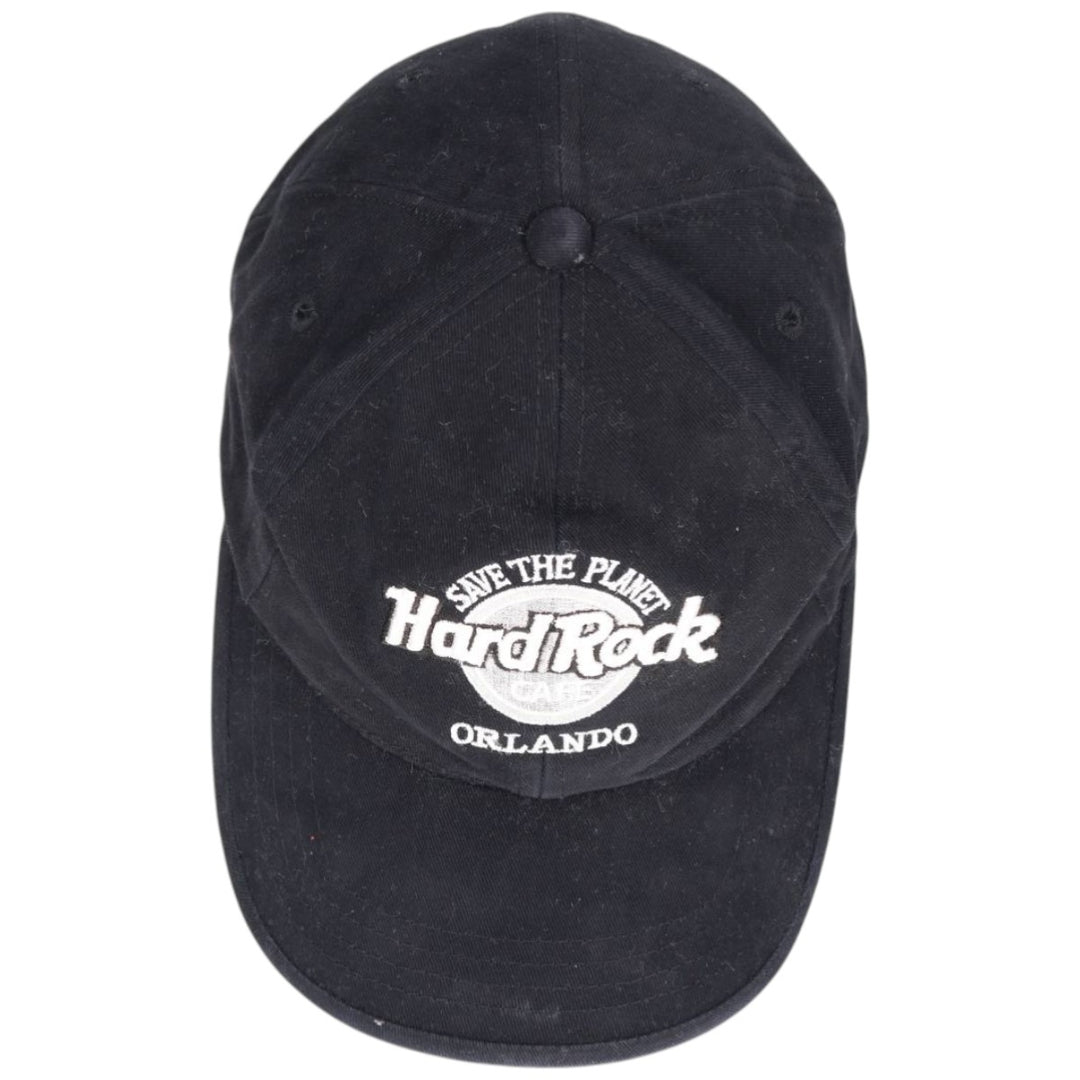 HARD ROCK CAFE Advertising Baseball Cap (One Size Fits All) cotton black type Vintage Second Hand