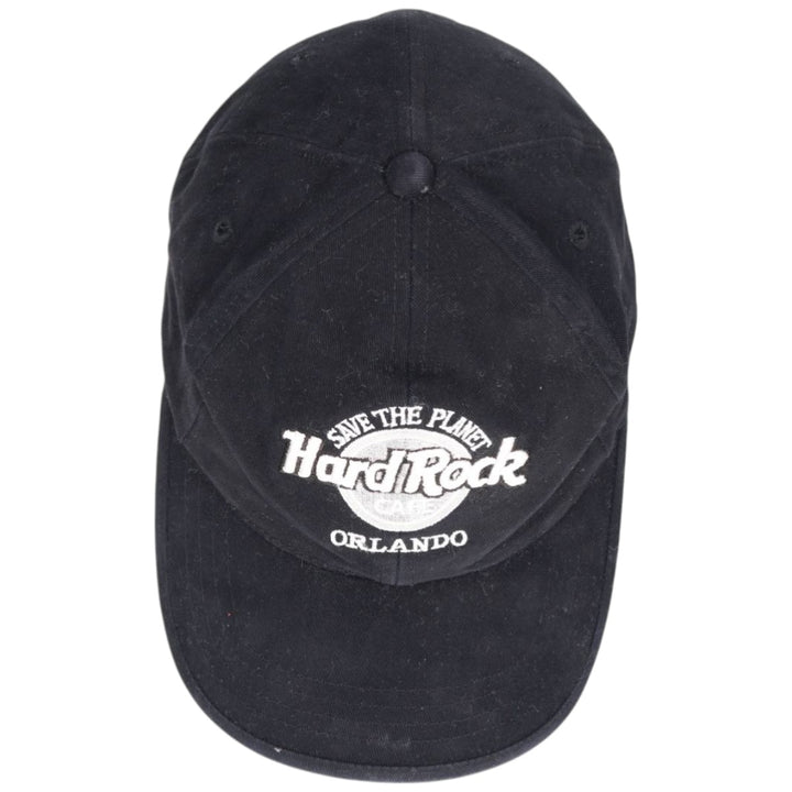 HARD ROCK CAFE Advertising Baseball Cap (One Size Fits All) cotton black type Vintage Second Hand
