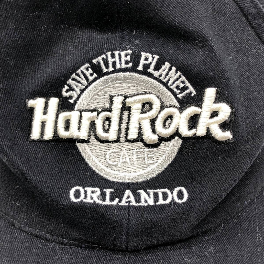 HARD ROCK CAFE Advertising Baseball Cap (One Size Fits All) cotton black type Vintage Second Hand
