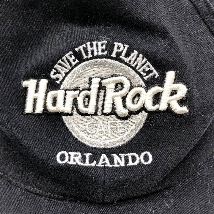 HARD ROCK CAFE Advertising Baseball Cap (One Size Fits All) cotton black type Vintage Second Hand