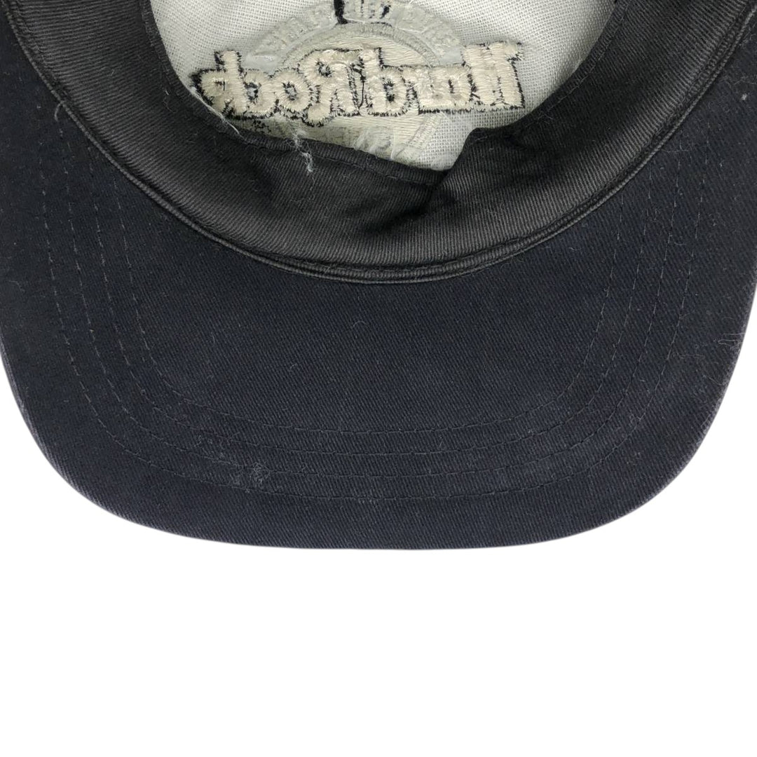 HARD ROCK CAFE Advertising Baseball Cap (One Size Fits All) cotton black type Vintage Second Hand