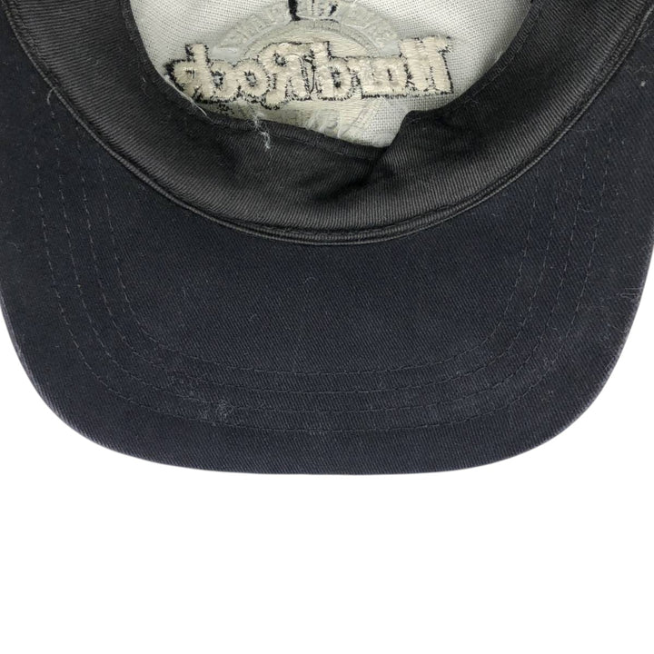 HARD ROCK CAFE Advertising Baseball Cap (One Size Fits All) cotton black type Vintage Second Hand