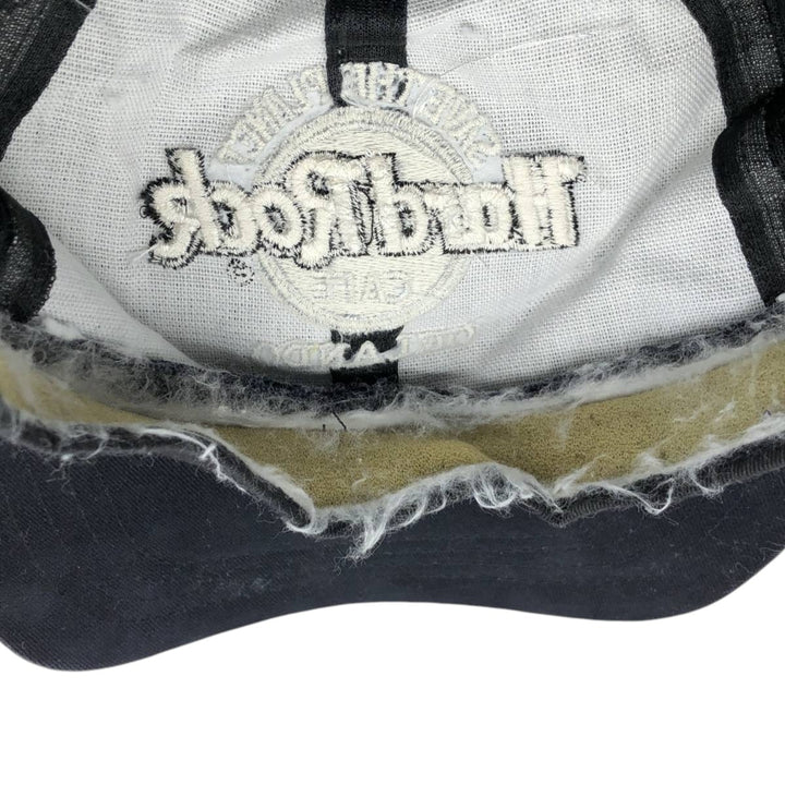 HARD ROCK CAFE Advertising Baseball Cap (One Size Fits All) cotton black type Vintage Second Hand