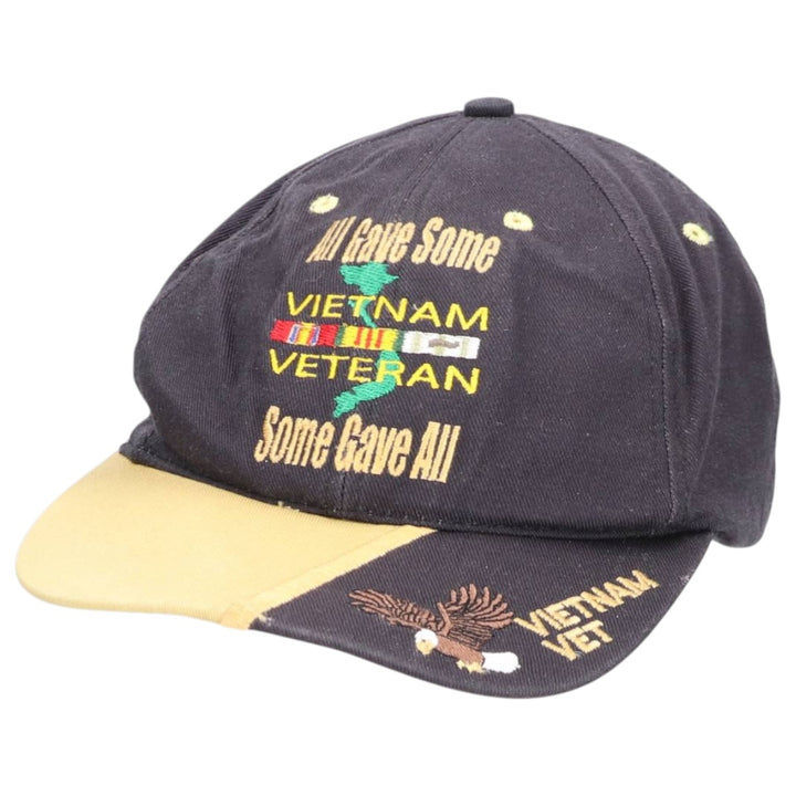 JWM Trucker Cap with Eagle Pattern, Message, Baseball Cap, Made in USA, One Size Fits Most unclear black type Vintage Second Hand