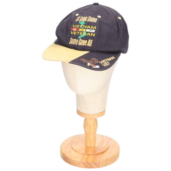 JWM Trucker Cap with Eagle Pattern, Message, Baseball Cap, Made in USA, One Size Fits Most unclear black type Vintage Second Hand