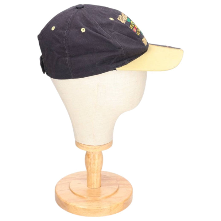 JWM Trucker Cap with Eagle Pattern, Message, Baseball Cap, Made in USA, One Size Fits Most unclear black type Vintage Second Hand