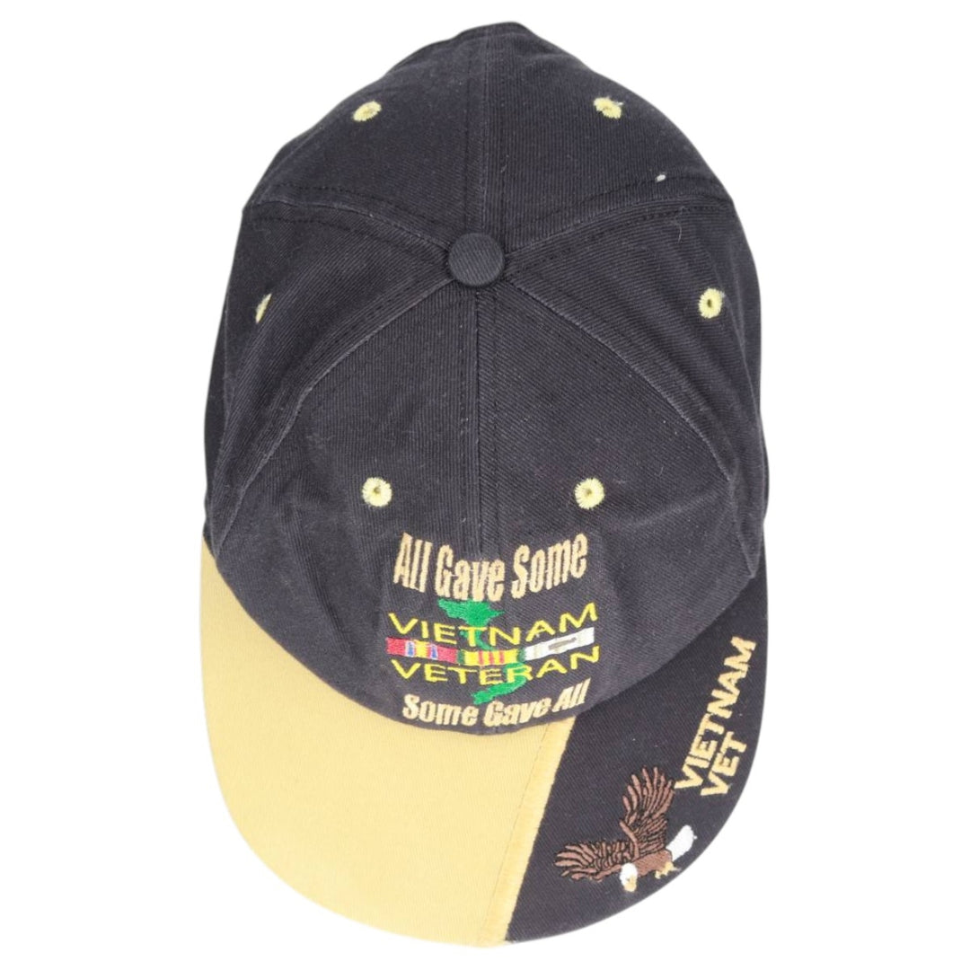 JWM Trucker Cap with Eagle Pattern, Message, Baseball Cap, Made in USA, One Size Fits Most unclear black type Vintage Second Hand