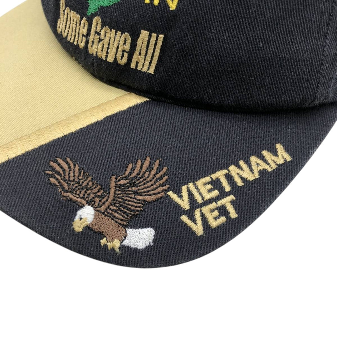 JWM Trucker Cap with Eagle Pattern, Message, Baseball Cap, Made in USA, One Size Fits Most unclear black type Vintage Second Hand