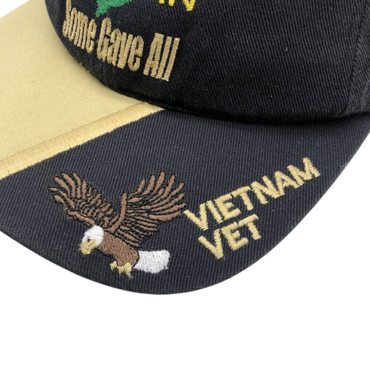 JWM Trucker Cap with Eagle Pattern, Message, Baseball Cap, Made in USA, One Size Fits Most unclear black type Vintage Second Hand