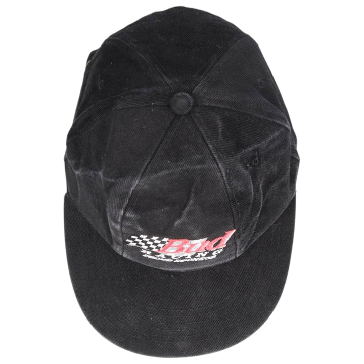 BUDWEISER Advertising Racing Cap, Made in Canada, One Size Fits Most unclear black type Vintage Second Hand