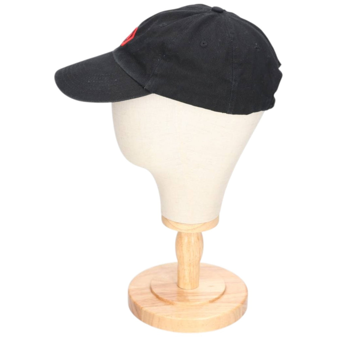 Baseball cap, free size cotton black type Vintage Second Hand