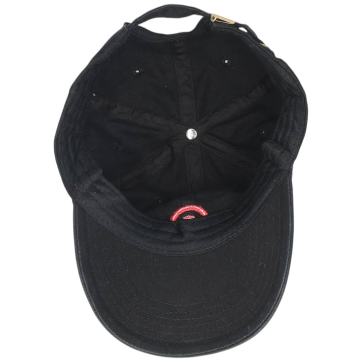 Baseball cap, free size cotton black type Vintage Second Hand