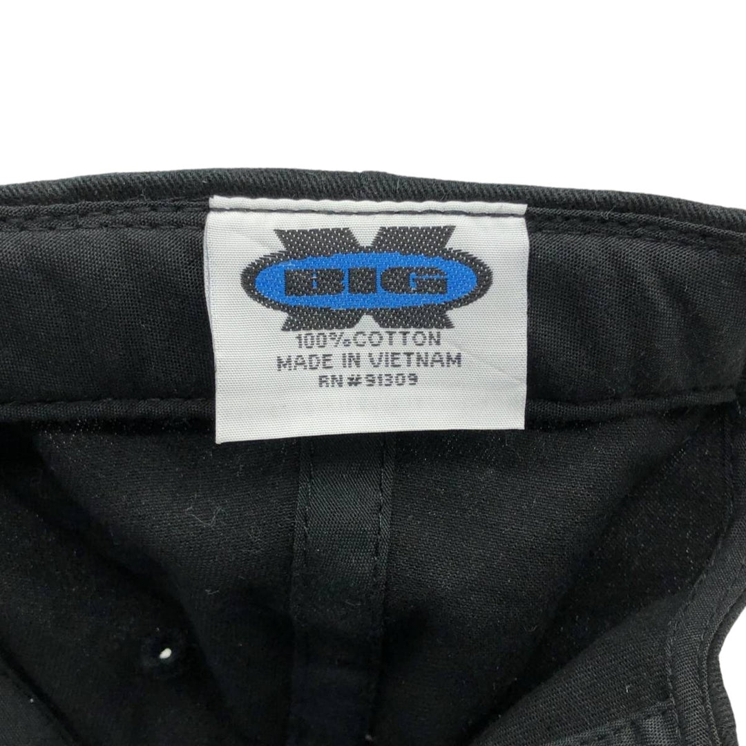 BIG X Baseball Cap 6 Panel Cap One Size Fits All cotton black type Vintage Second Hand