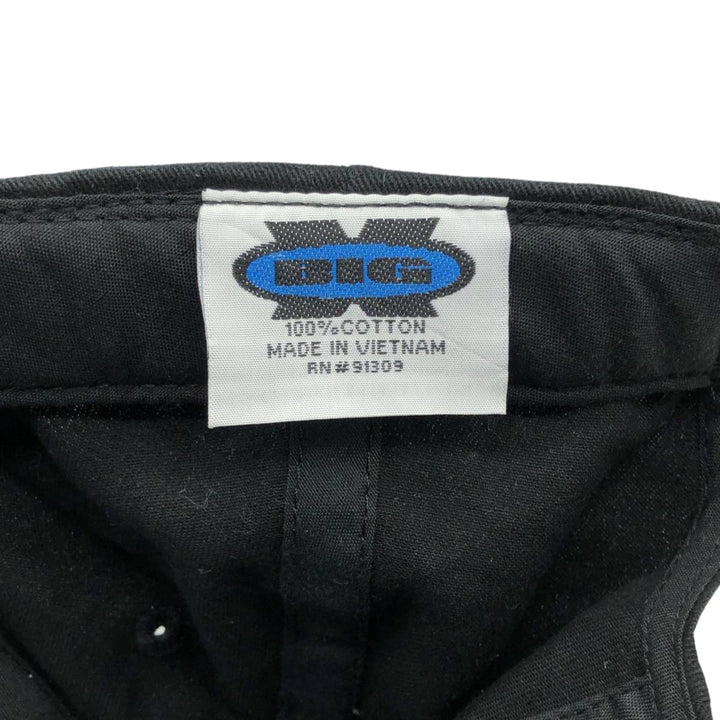 BIG X Baseball Cap 6 Panel Cap One Size Fits All cotton black type Vintage Second Hand