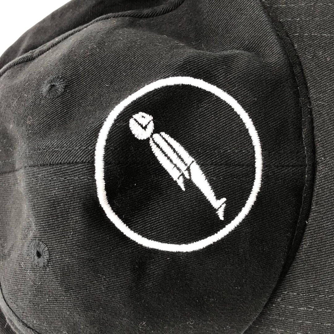 BIG X Baseball Cap 6 Panel Cap One Size Fits All cotton black type Vintage Second Hand