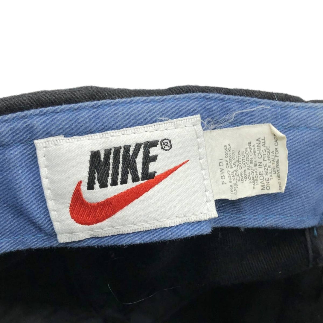 90'S Nike Baseball Cap, Free Size, Vintage cotton black type Vintage Second Hand