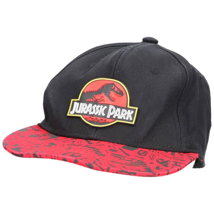 JURASSIC WORLD Jurassic World Advertising Two-Tone Baseball Cap (One Size Fits Most) cotton black type Vintage Second Hand
