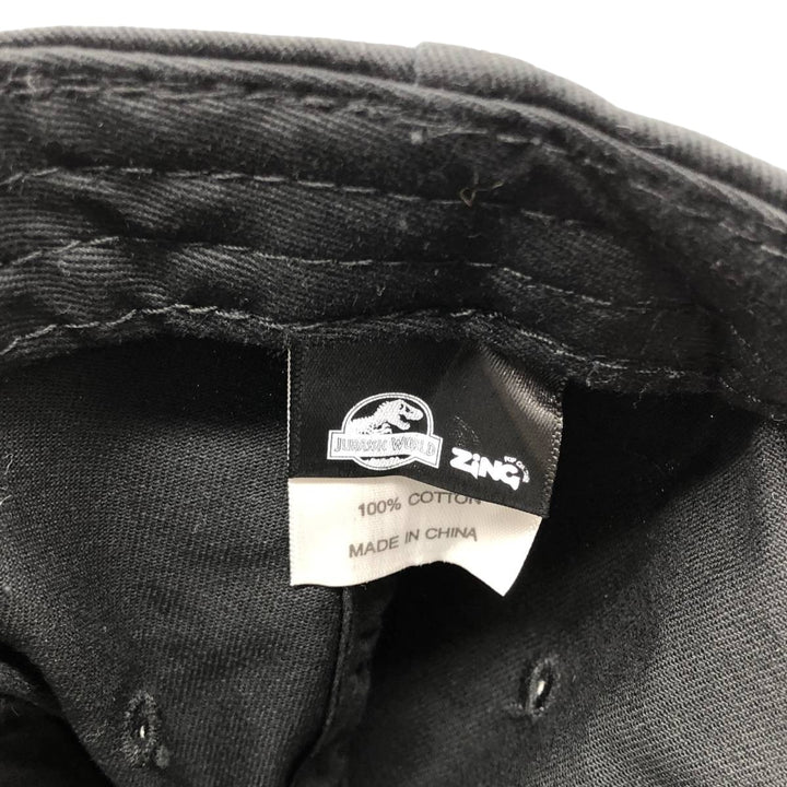 JURASSIC WORLD Jurassic World Advertising Two-Tone Baseball Cap (One Size Fits Most) cotton black type Vintage Second Hand
