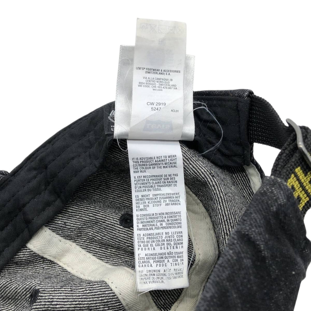 Levi's Star Wars Denim Baseball Cap, One Size Fits Most cotton black type Vintage Second Hand