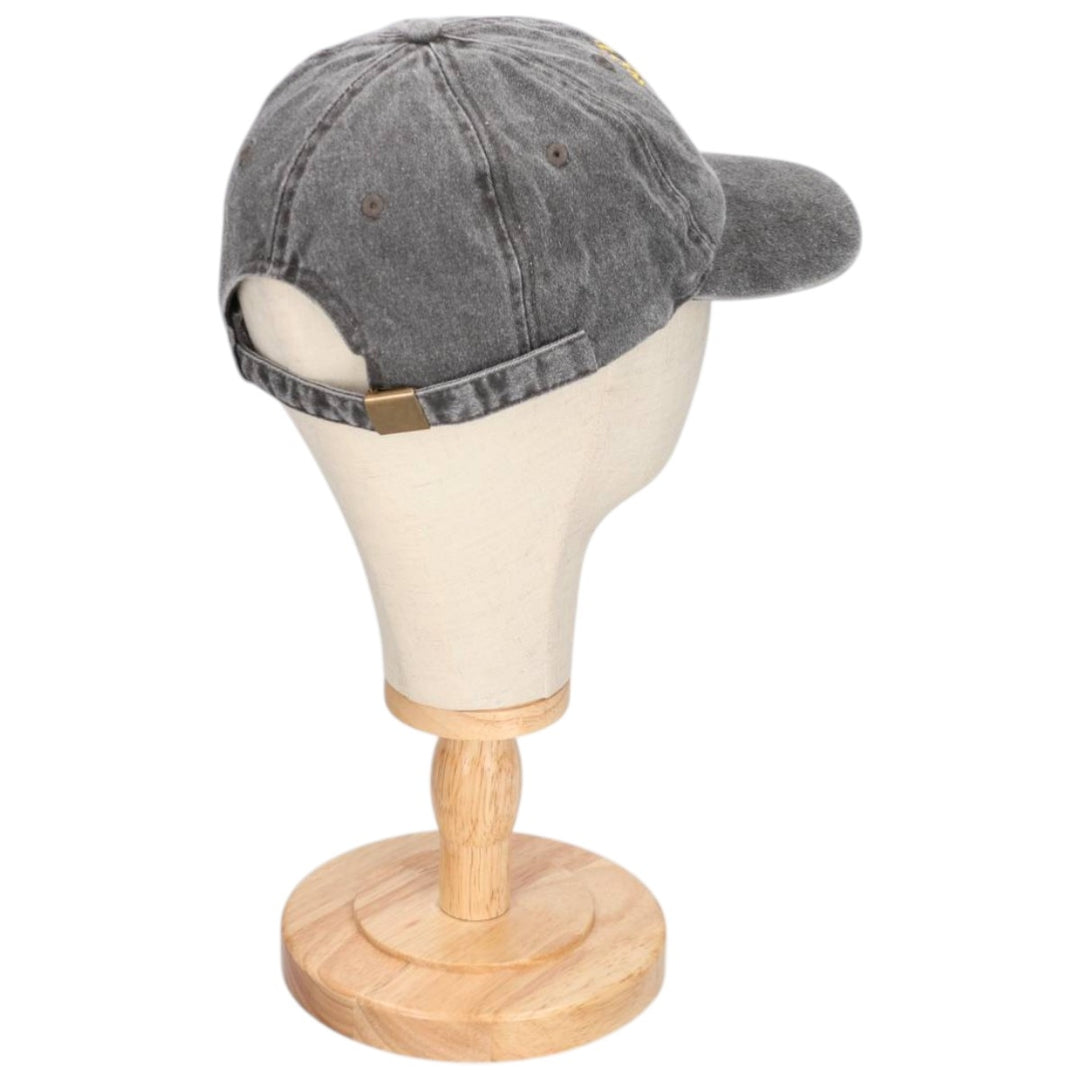 THE Disney STORE POOH Winnie the Pooh Tigger Baseball Cap (One Size Fits All) cotton gray type Vintage Second Hand