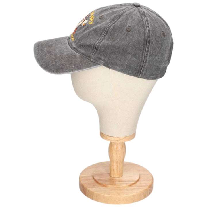 THE Disney STORE POOH Winnie the Pooh Tigger Baseball Cap (One Size Fits All) cotton gray type Vintage Second Hand