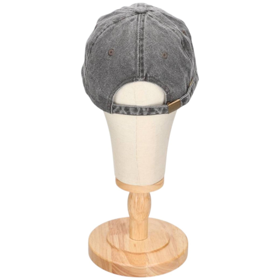 THE Disney STORE POOH Winnie the Pooh Tigger Baseball Cap (One Size Fits All) cotton gray type Vintage Second Hand