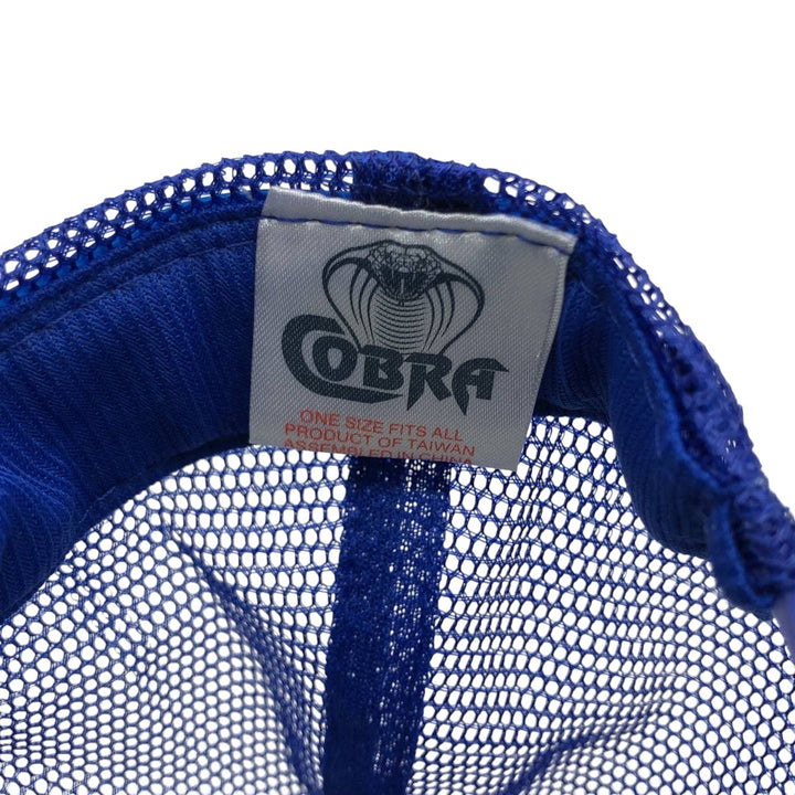 COBRA Trucker Cap, Mesh Cap, One Size Fits Most polyester blue type Vintage Second Hand
