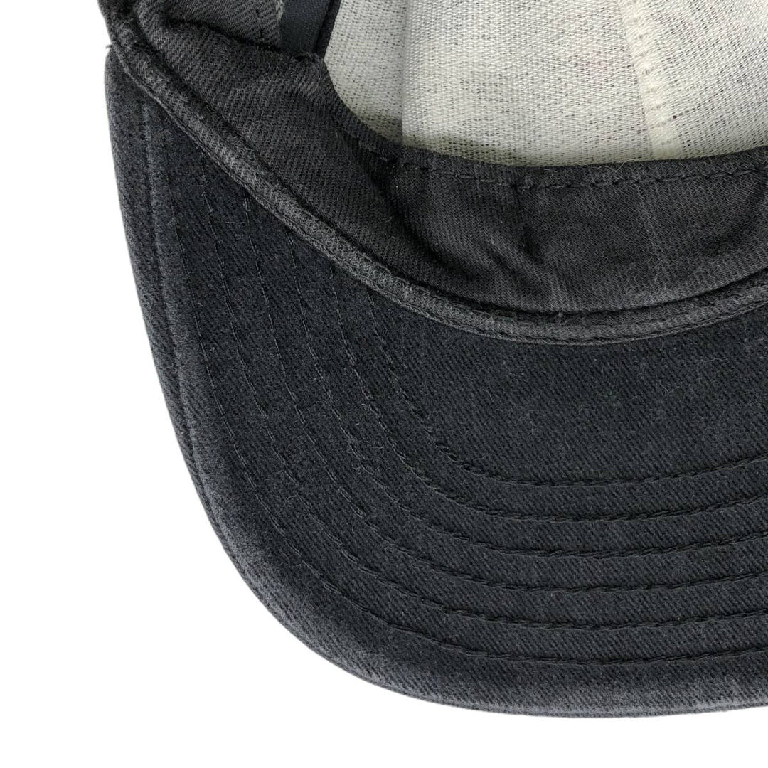 Hard Rock Cafe Advertising Tartan Check Two-Tone Baseball Cap, Made in USA, One Size Fits Most unclear gray type Vintage Second Hand